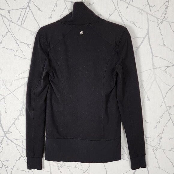 Lululemon Black Luon Full Zip Nice Asana Jacket - Picture 3 of 3